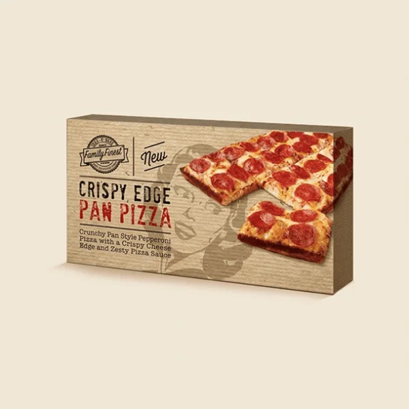 frozen pizza boxes