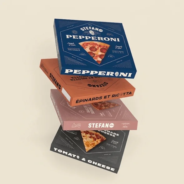 custom printd frozen pizza boxes