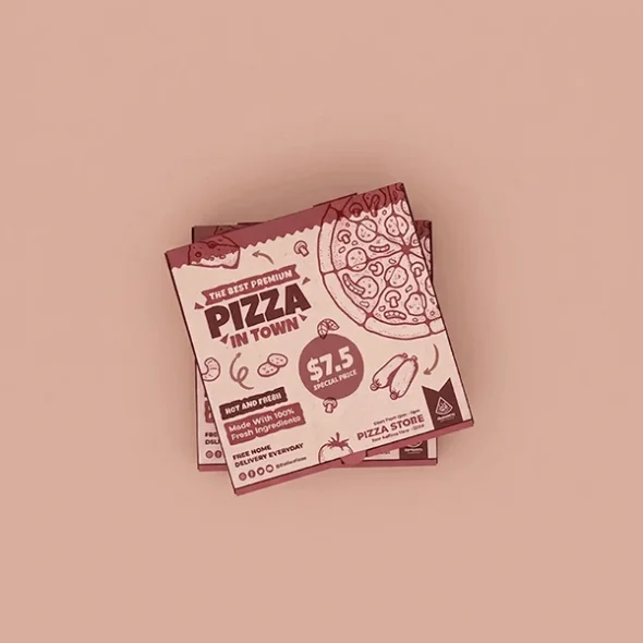 personalized pizza boxes