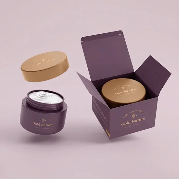 cream box packaging
