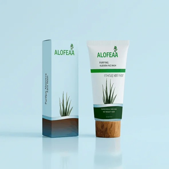 custom printed face wash boxes