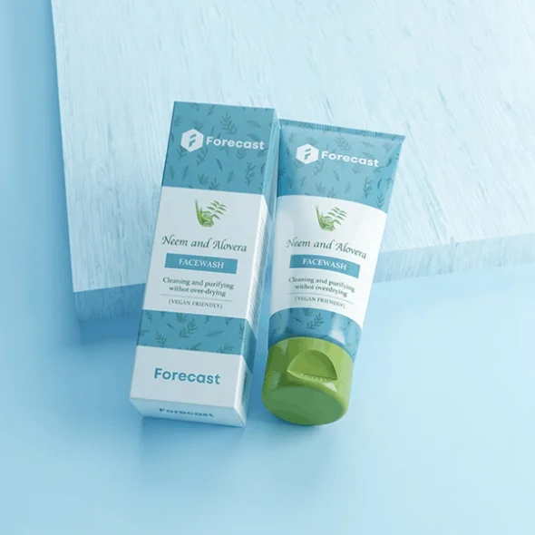 facewash box packaging