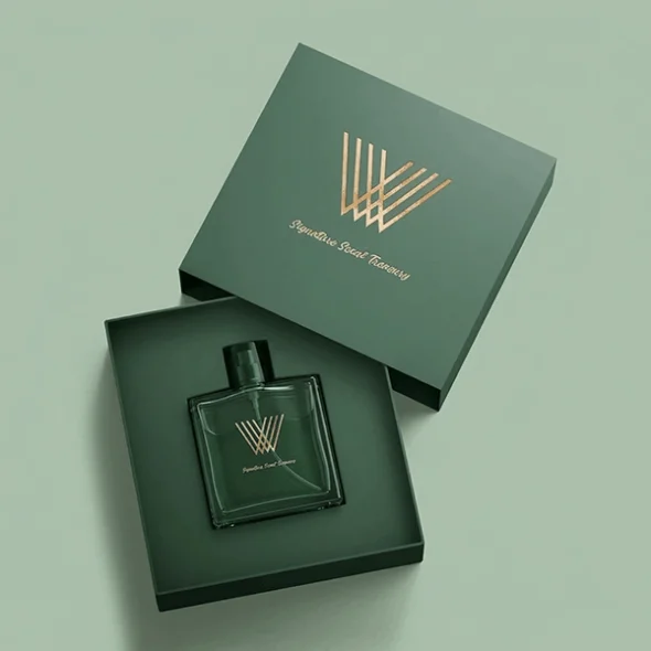 luxury tray and sleeve style rigid box with insert