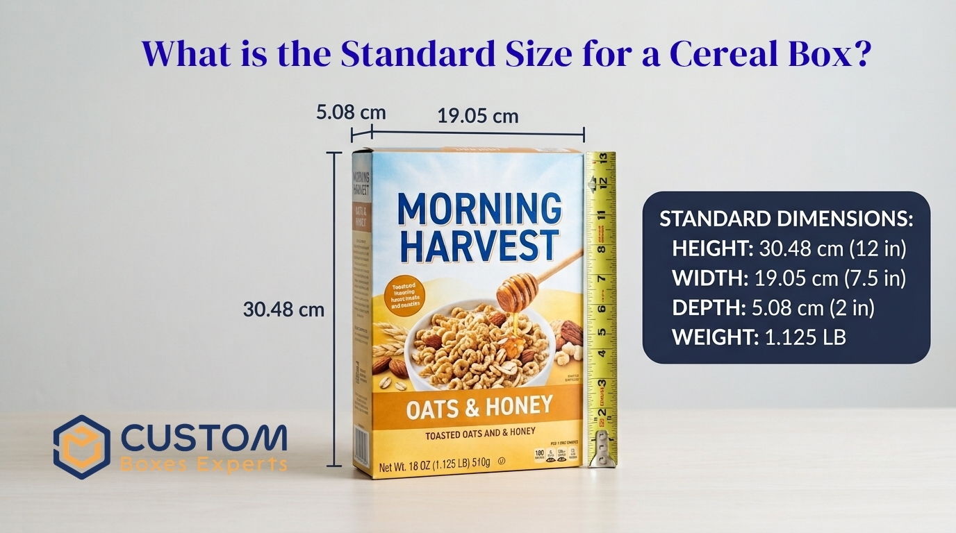 What is the Standard Size for a Cereal Box